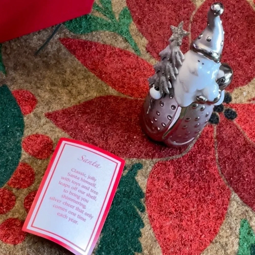 Pier 1 Red Santa Ornament